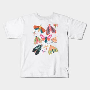 Celestial moths Kids T-Shirt